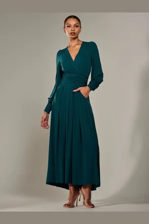Jolie Moi Long Sleeve Supersoft Jersey Maxi Dress AU 14