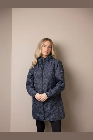 Trespass Female Parched Rainwear Black Jacket TP75 S