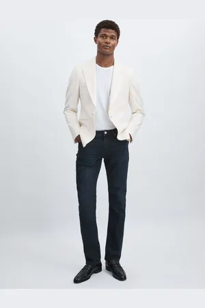 Paige Slim Ranchwood Straight-Leg Jeans 35