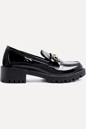Linzi Aria Chunky Sole Loafers With Gold Trim AU 6 (EU 37)