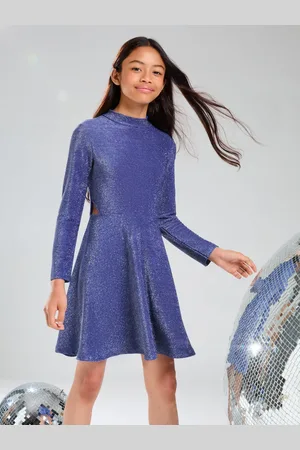 Lipsy London Glitter Cut Out Party Dress (5-16yrs) 13 Years (158cm)