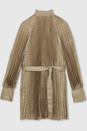 Reiss Enia Pleated Belted Mini Dress AU 8