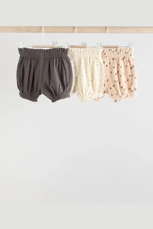 Next Baby Jersey 100% Cotton Shorts 3 Pack 12
