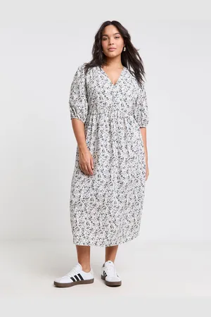 Simply Be Button Up Midi Dress AU 16