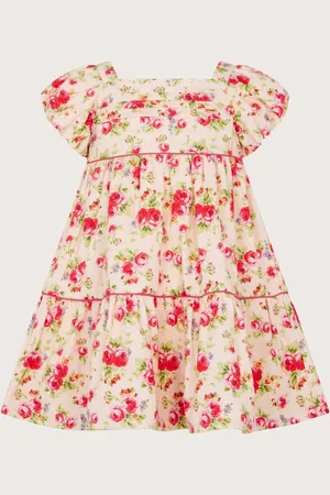 Monsoon Baby Rosanna Jacquard Floral Print Dress 3