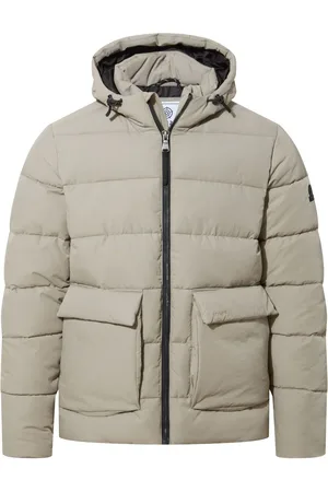 Tog 24 Cream Mens Hooded & Water-Repellent Hamilton Padded Parka M