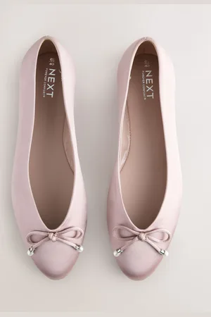 Next Forever Comfort Bridesmaid Pear Bow Detail Ballerinas AU 8.5 (EU 40)