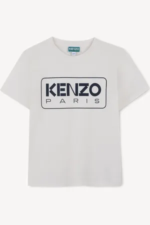 Kenzo Rectangle Logo Short Sleeve White T-Shirt 14 Years (164cm)