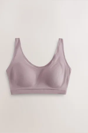 Next Mauve Purple DD+ Pad Non Wire A-E Ultimate Comfort Non Wire Longline Bra 38 G