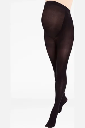 JoJo Maman Bébé Black 60 Denier Ultimate Maternity Support Tights S