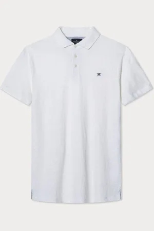 Hackett Linen Seersucker Polo XXL