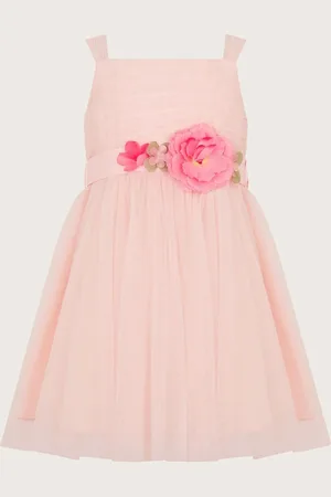 Monsoon Baby Fleur Flower Belt Tulle Dress Upto 3 Months (50
