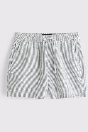 Abercrombie & Fitch 100% Cotton Pull-on Stripe Shorts xsmall