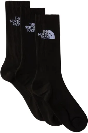 The North Face Black Multi Socks 3 Pack S