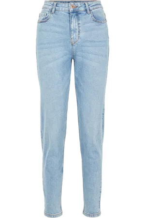 Pieces® Light Blue Mom Fit Jeans AU 8