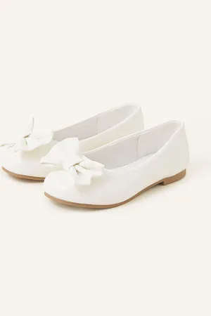 Accessorize Girls Bow Ballerina Flats AU 7 (EU 24)