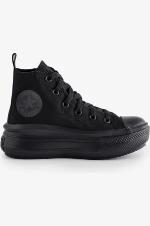 Converse Black Junior Chuck Taylor Move Trainers AU 11 (EU 29)