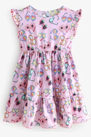 Little Bird Frilled Sleeve Tiered Dress 11