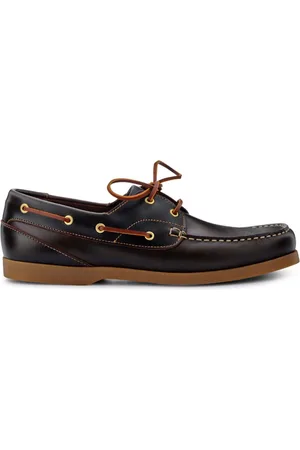 JONES BOOTMAKER Parsons Leather Boat Shoes AU 6 (EU 40)