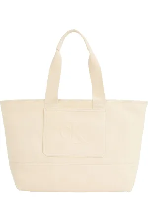 Calvin Klein Nude Canvas Zip Weekender Bag One