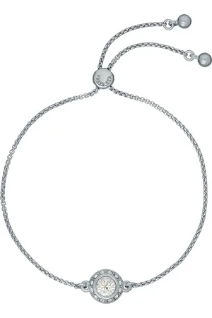 Ted Baker Silver Tone SOLETA: Solitaire Sparkle Crystal Adjustable Bracelet One