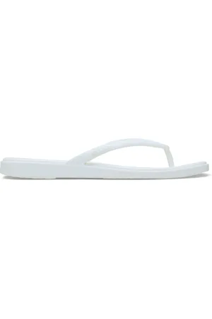 Crocs White Miami Flip Sandals
