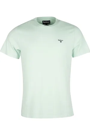 Barbour Dusty Mint Mens 100% Cotton Sports T-Shirt XL