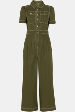 Whistles Green Della Jumpsuit AU 10