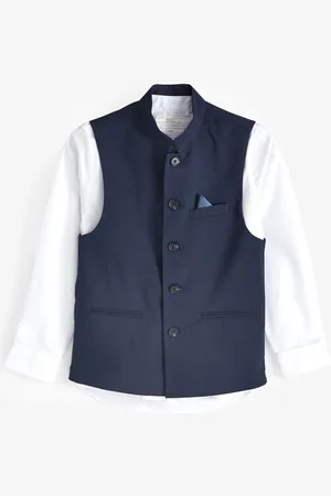 Next Navy Blue Eid Waistcoat (3mths-16yrs) 12 Years (152cm)