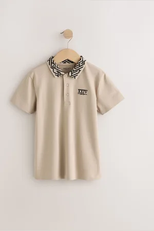 Next Geo Collar Short Sleeve Polo Shirt (3-16yrs) 5 Years (110cm)