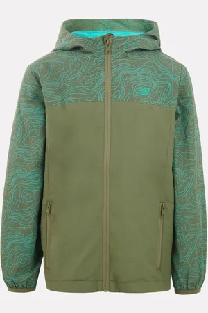 New Balance Green Boys Athletic AOP Woven Mesh Lined Jacket 8