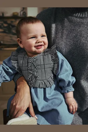 Next Woven 100% Cotton Dress and Tights Set (0mths-2yrs) Up to 1 Month (56cm)
