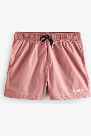 HUGO BOSS Logo Print Fully Lined Swim Shorts S