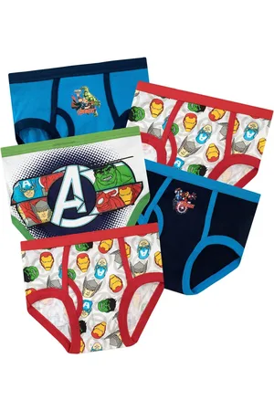 Character Silver Kids Marvel Avengers Multipack 100% Cotton Briefs 5 Packs 7