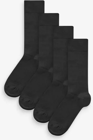Next Black Pattern Modal Signature Socks 4 Pack UK 6