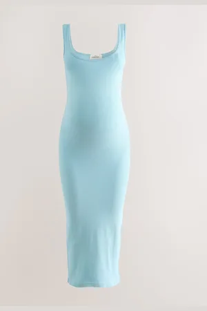 Next Maternity Square Neck Seamless Dress M