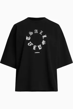 AllSaints AllSaints Black Tieroth Amelie 100% Organic Cotton T-Shirt M