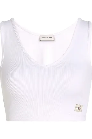 Calvin Klein White Rib Bralette XS
