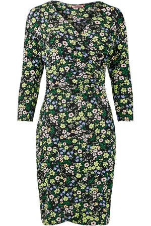 Joe Browns Ditsy Rouched Jersey Wrap Dress AU 10