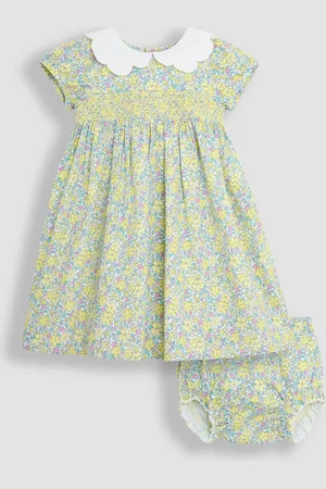 JoJo Maman Bébé Floral Broderie Collar Party Dress 2