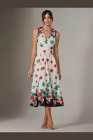 Jolie Moi Jersey Sleeveless Midi Dress AU 14
