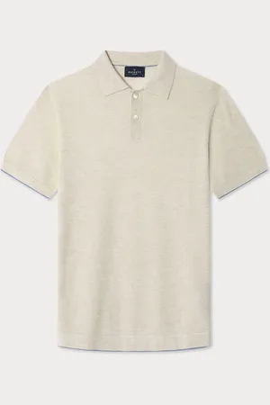 Hackett Cotton Silk Knitted Polo XL