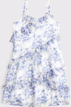 Abercrombie & Fitch Ruffle Strappy Chiffon Mini Dress 7