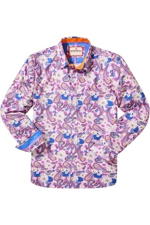 Joe Browns Floral Paisley Long Sleeve 100% Cotton Shirt L