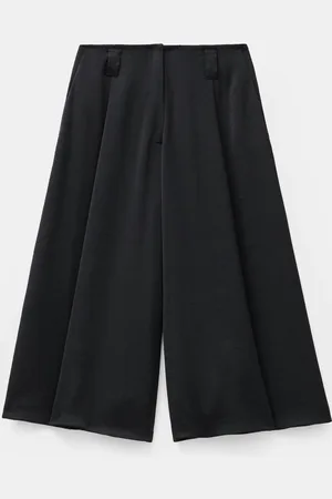 Hush Puppies Black Kiri Wide Culottes AU 6