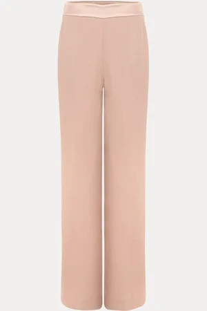 Phase Eight Pink Jorja Peach Textured Suit Trousers AU 12