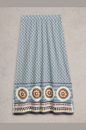 White Stuff Fay Jersey Maxi Column Skirt 8