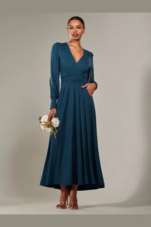 Jolie Moi Long Sleeve Supersoft Jersey Maxi Dress AU 14