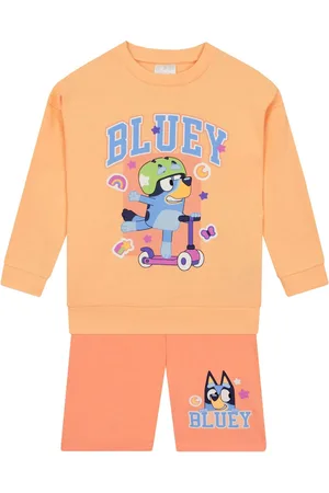 Character Orange 100% Cotton Sweatshirt And Shorts Set 6
