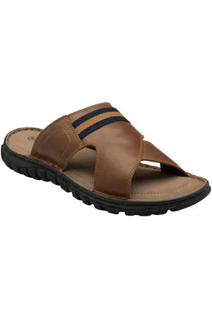 Lotus Brown Leather Mule Sandals AU 11 (EU 45)